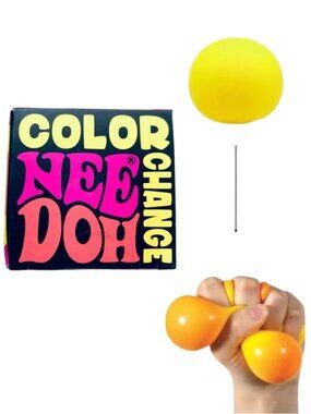 🌟 NEW IN BOX 💛 NeeDoh Color-Changing Squishy by Schylling ✨ 🔥 VIRAL on TikTok